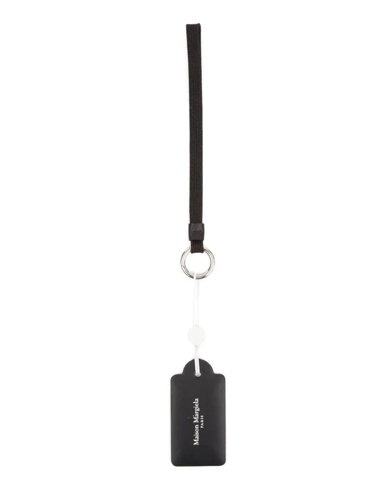 Maison Margiela Schlüsselanhänger mit Ziernähten - Schwarz Schwarz
