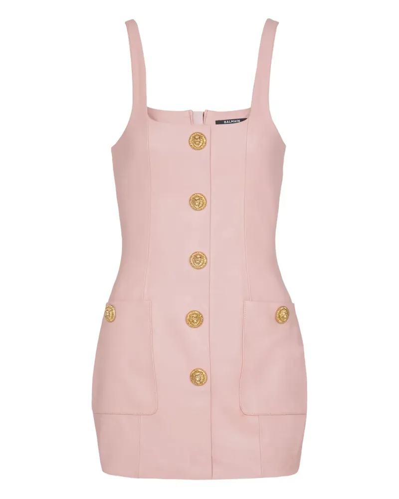 Balmain Kleid mit Deko-Knöpfen - Rosa Rosa