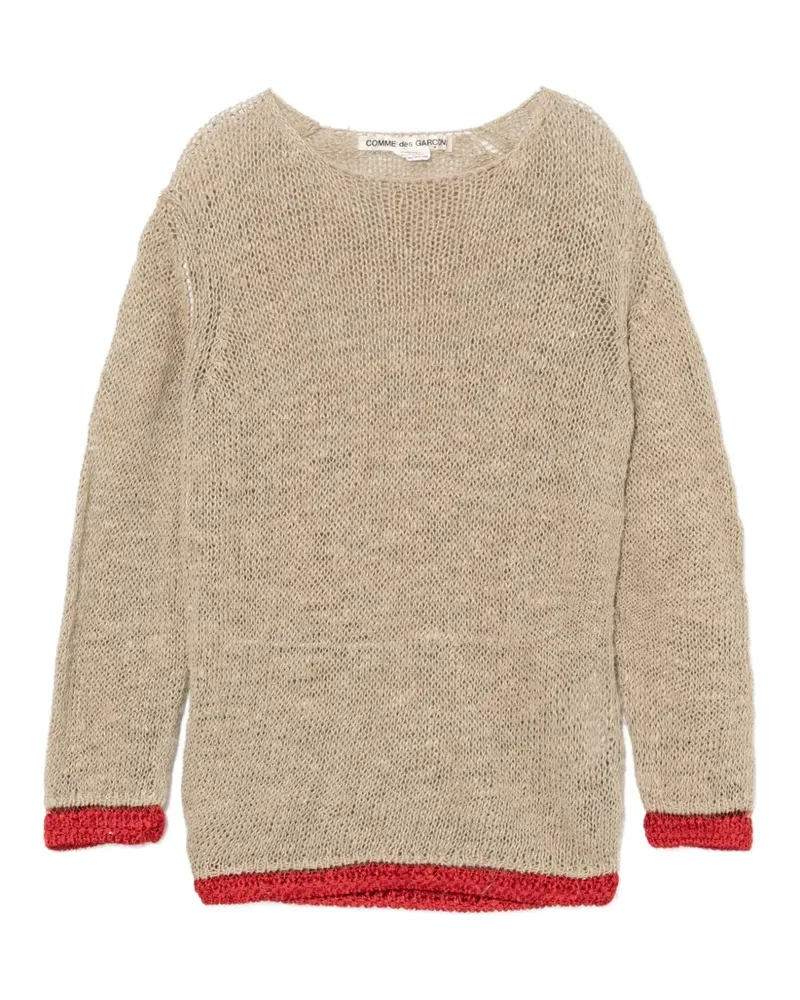 Comme des Garçons Pullover mit rundem Ausschnitt - Nude Nude