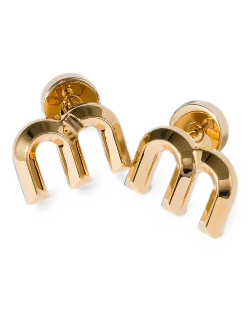 Miu Miu metal earrings - Gold Gold
