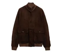 Jacke aus Wildleder - Braun