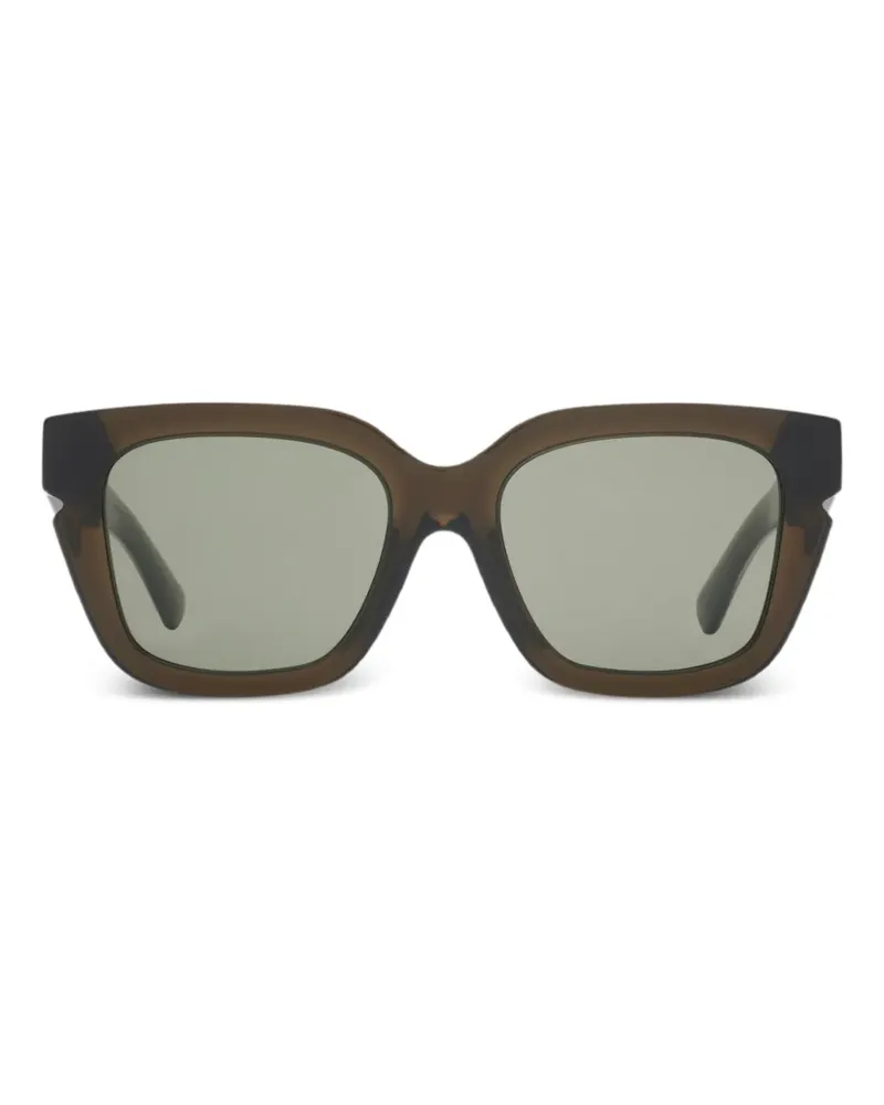 Burberry Sonnenbrille mit eckigem Gestell - Braun Braun