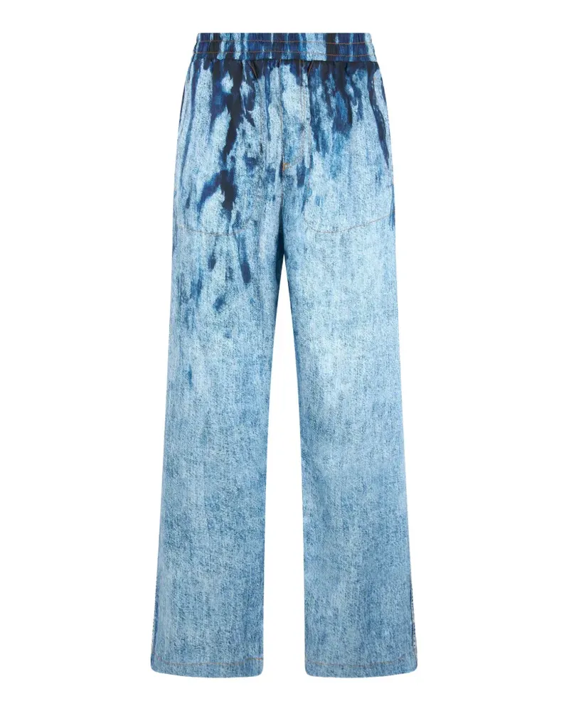 Diesel Hose mit ausgeblichenem Effekt - Blau Blau