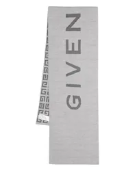 Givenchy Schal mit 4G-Intarsie Grau