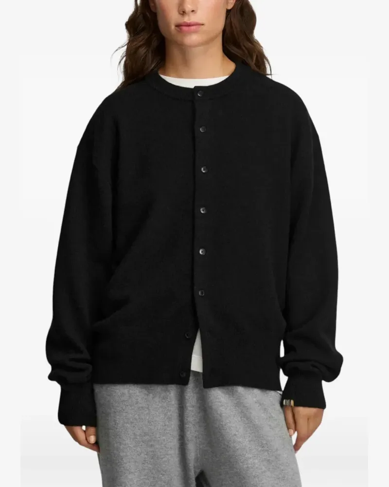 extreme cashmere Luce Cardigan mit Knöpfen - Schwarz Schwarz
