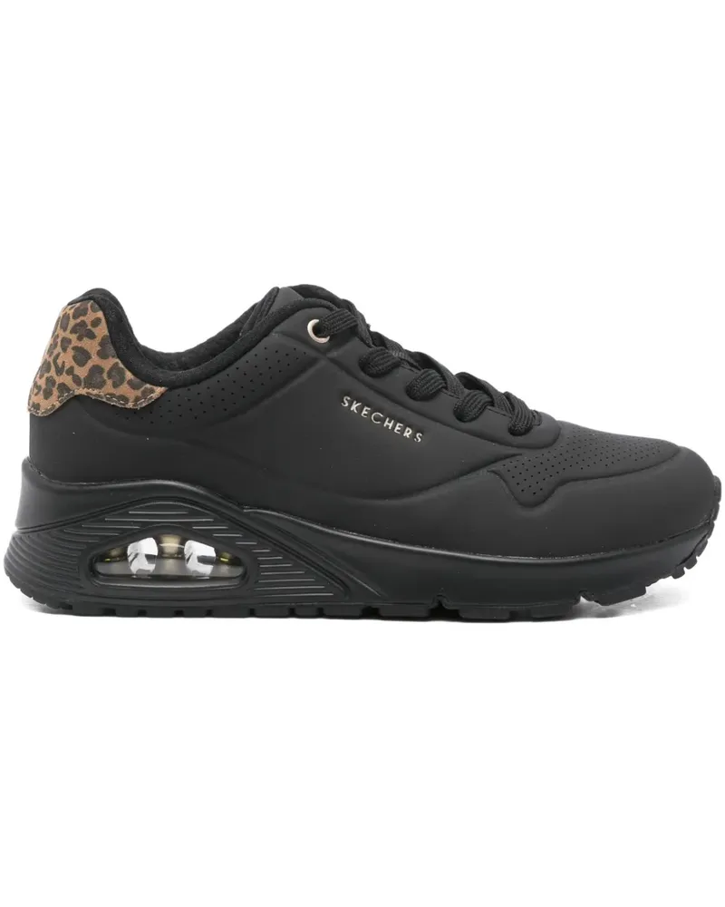 Skechers leopard-print sneakers - Schwarz Schwarz