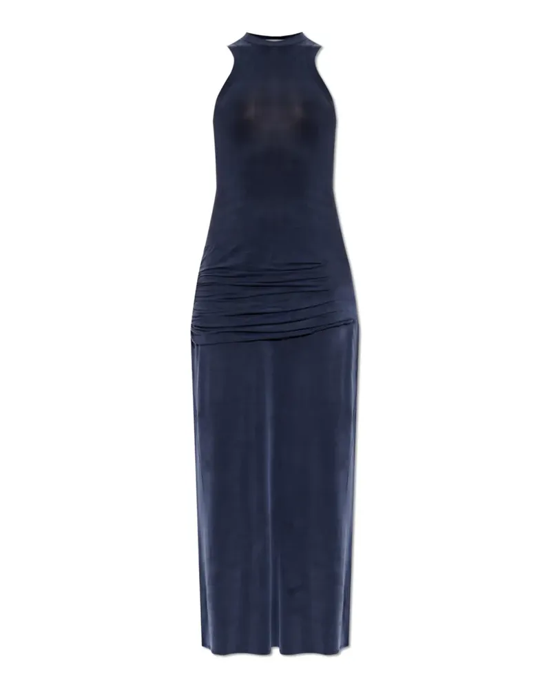 IRO Eclose Maxikleid mit geraffter Taille - Blau Blau