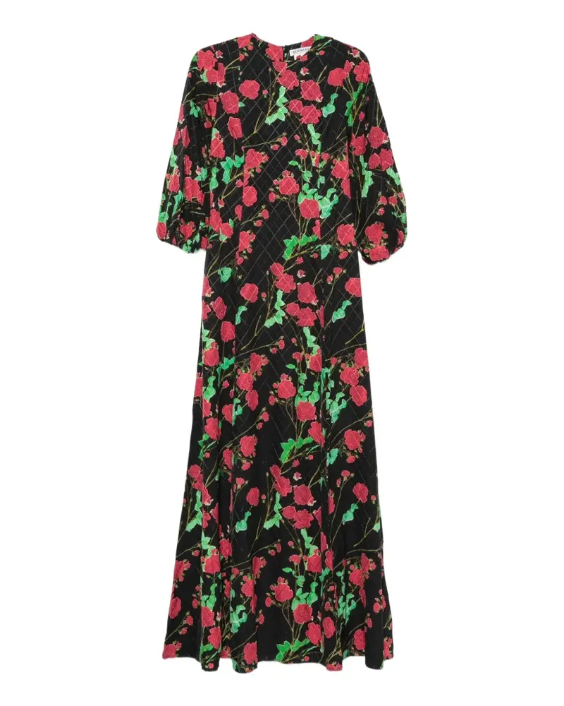 BERNADETTE Roxette floral-print maxi dress - Schwarz Schwarz