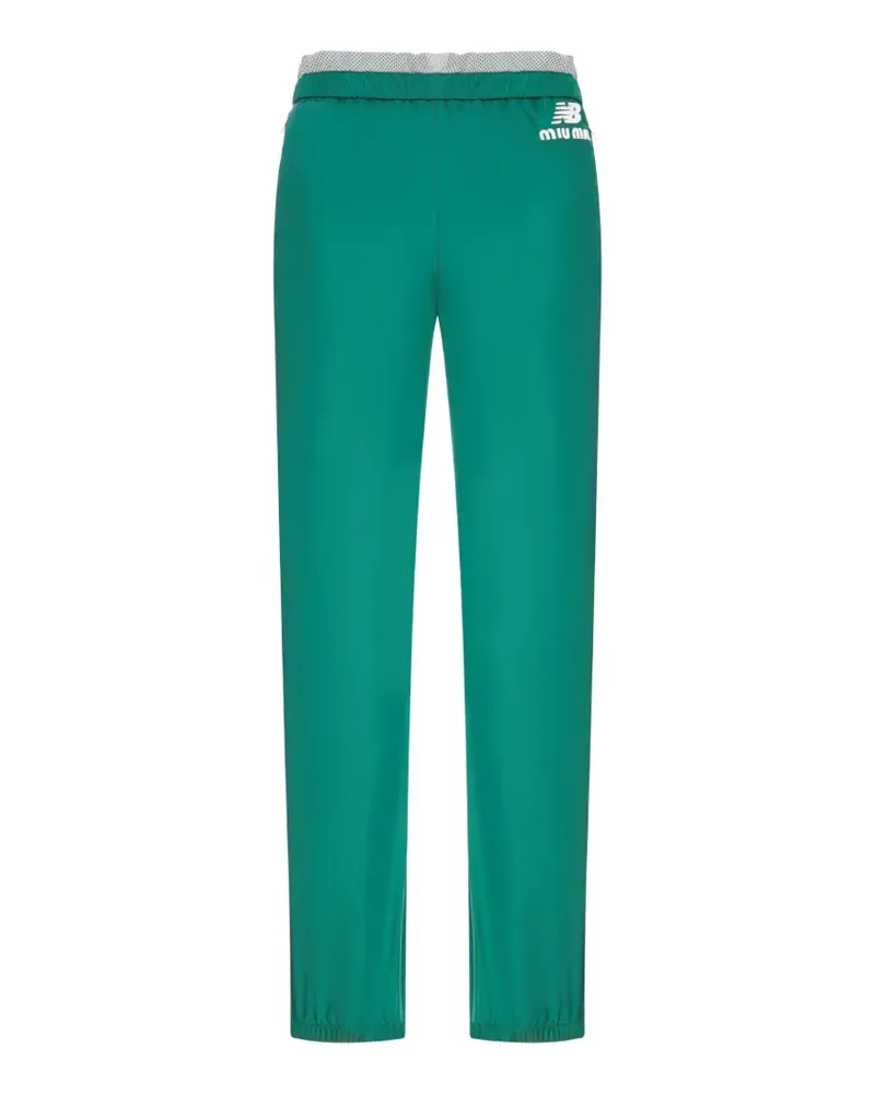 Miu Miu x New Balance technical poplin joggers - Grün Grün