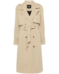 Maje Trenchcoat mit Nieten Nude