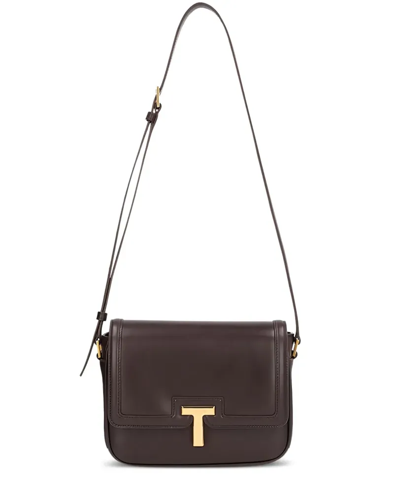 Tom Ford Wallis Schultertasche - Braun Braun