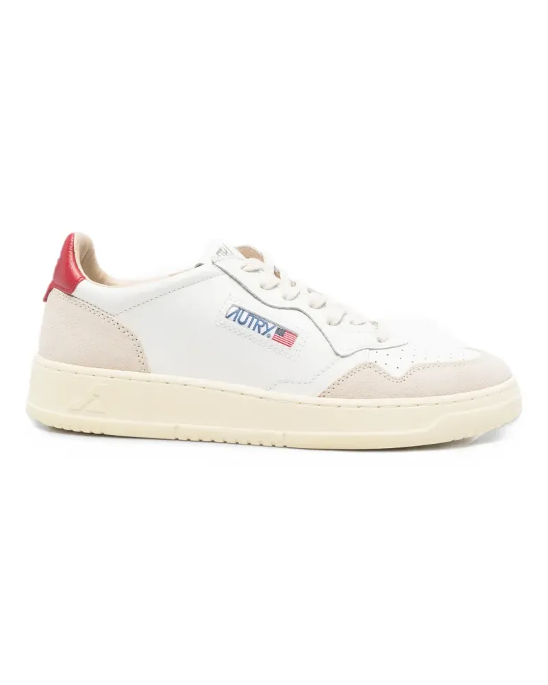 Jacob Cohën Medalist panelled leather sneakers - Weiß Weiß