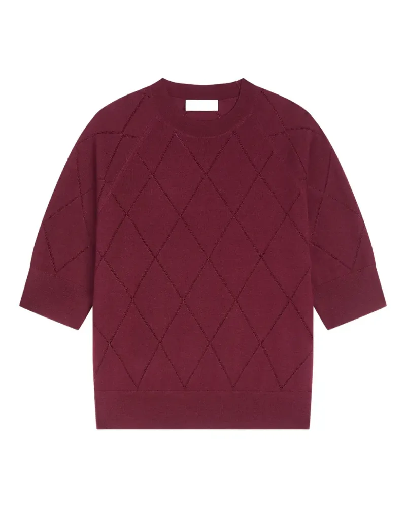 Dries van Noten Pullover aus Merinowolle - Rot Rot