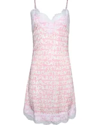 VETEMENTS Minikleid mit Logo-Print Rosa