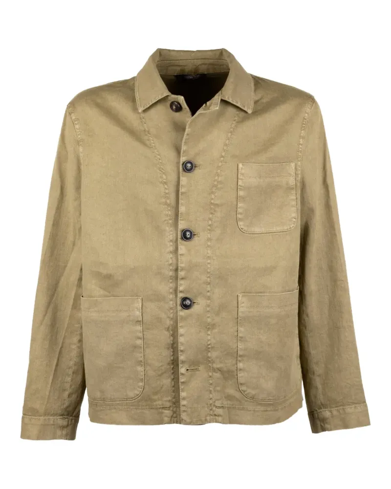 CIRCOLO 1901 button-up patch-pocket shirt - Grün Grün