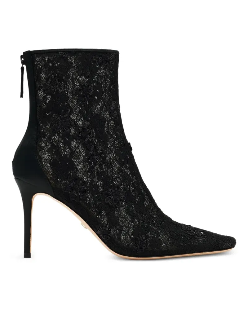 Badgley Mischka Raya Stiefeletten mit Pailletten - Schwarz Schwarz