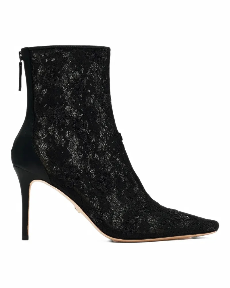 Badgley Mischka Raya Stiefeletten mit Pailletten - Schwarz Schwarz
