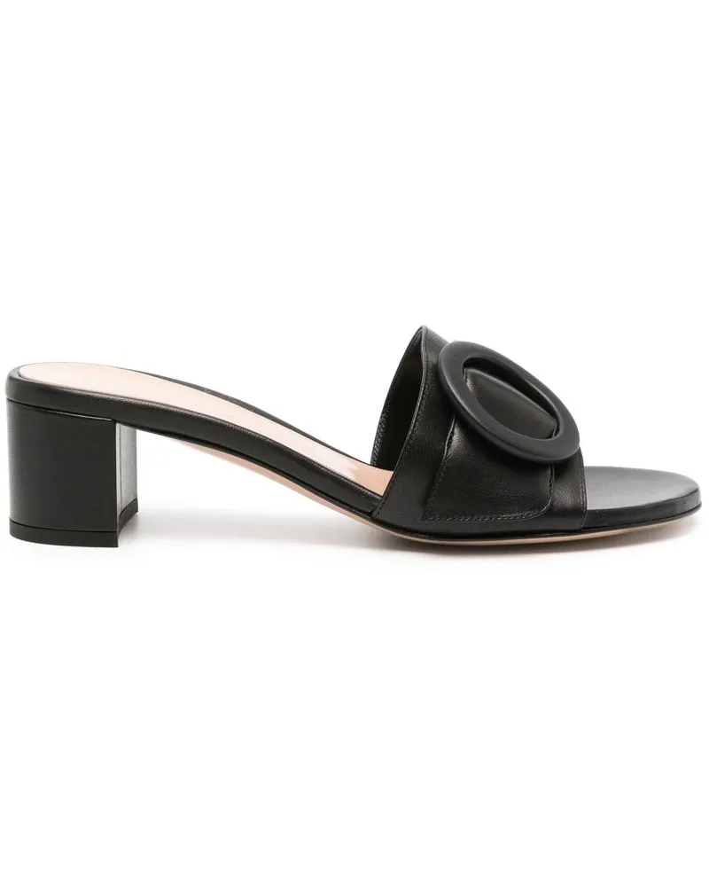 Gianvito Rossi Venezia Mules, 45mm Schwarz