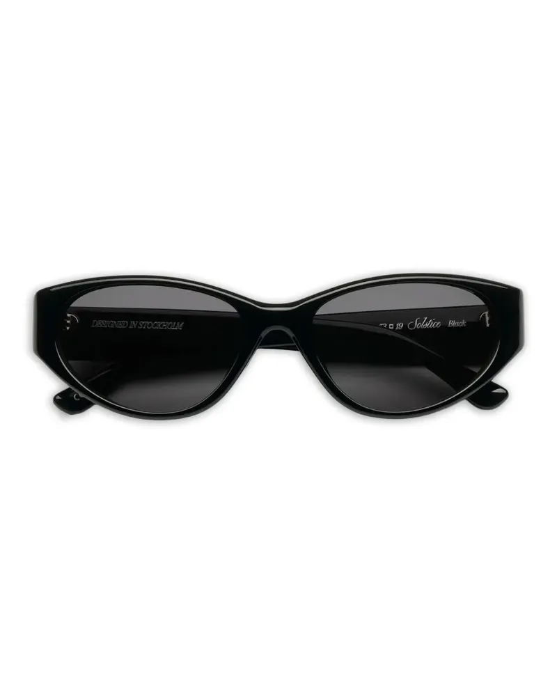 CHIMI Solstice Sonnenbrille mit Cat-Eye-Gestell - Schwarz Schwarz