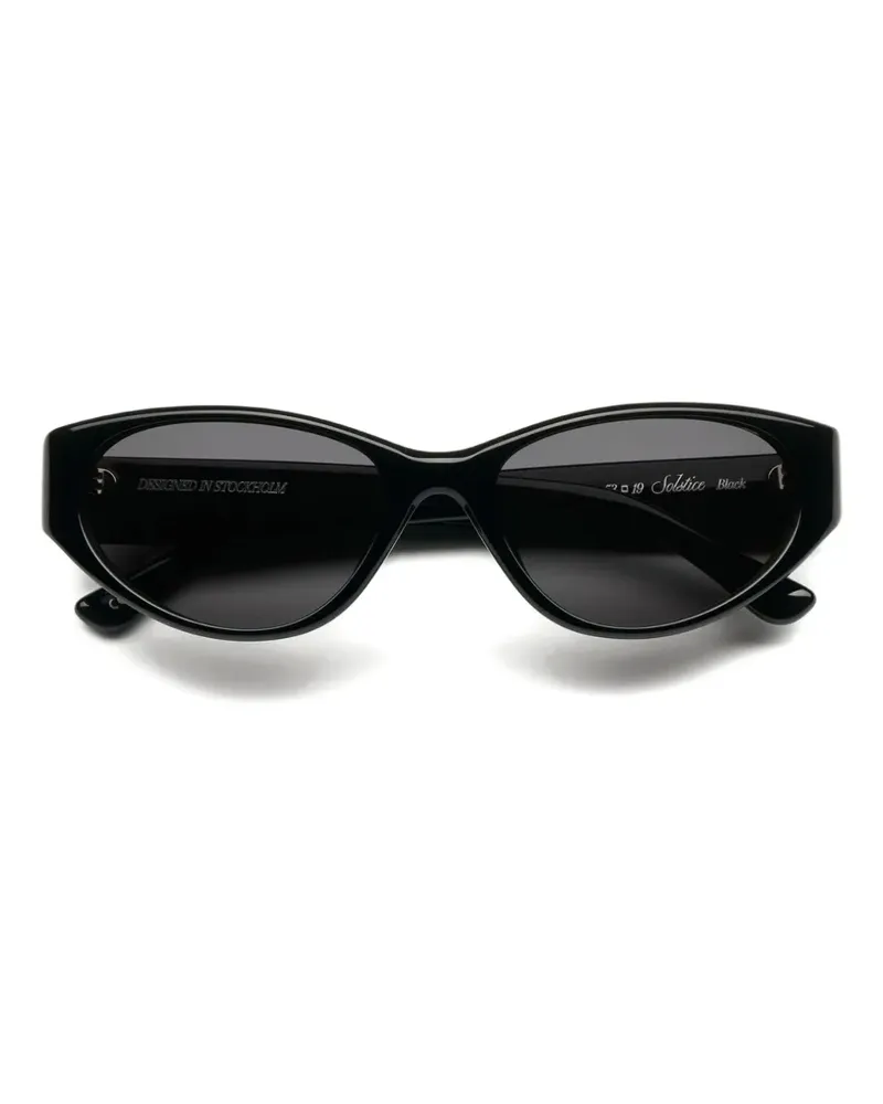 CHIMI Solstice cat-eye-frame sunglasses - Schwarz Schwarz