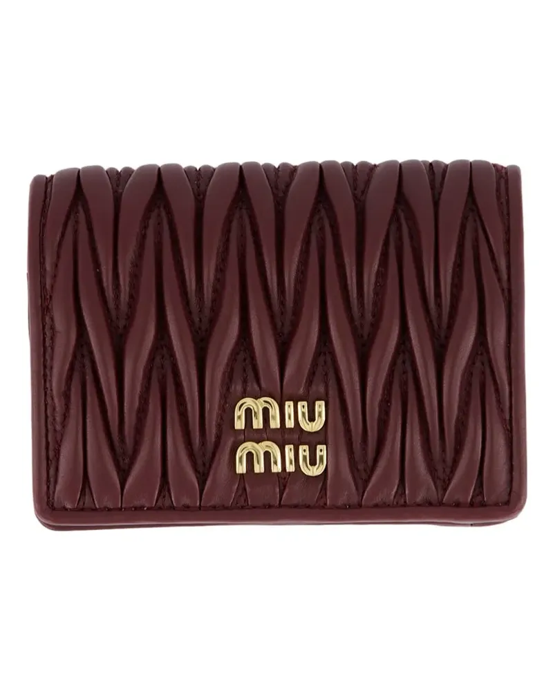 Miu Miu leather wallet - Rot Rot