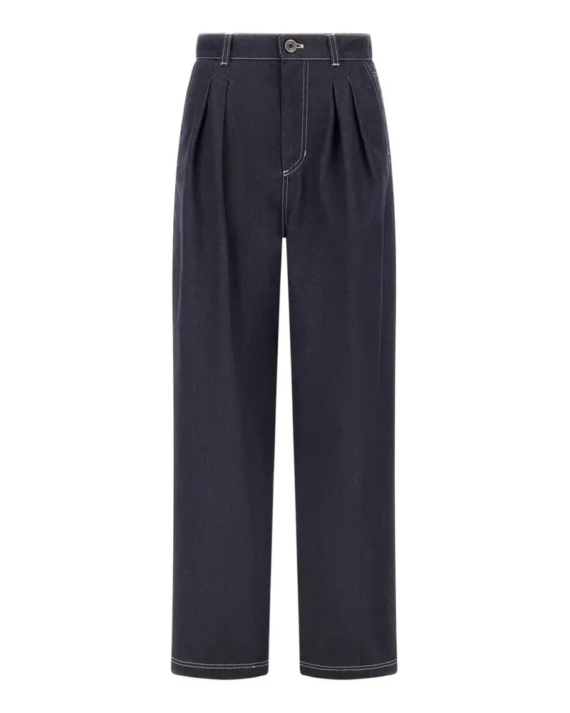 Herno Plissierte Hose - Blau Blau