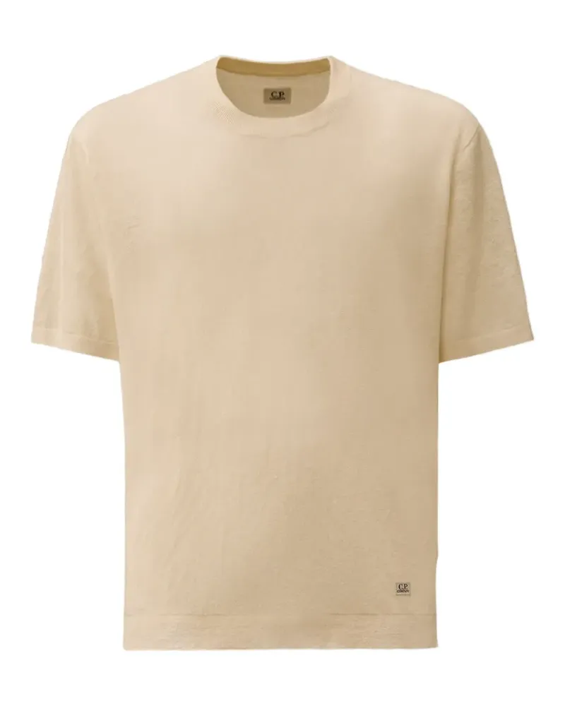 C.P. Company knitted linen T-shirt - Nude Nude