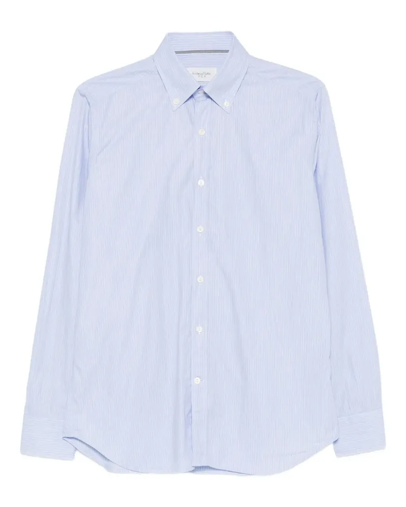 Tintoria Mattei Hemd mit Nadelstreifen - Blau Blau