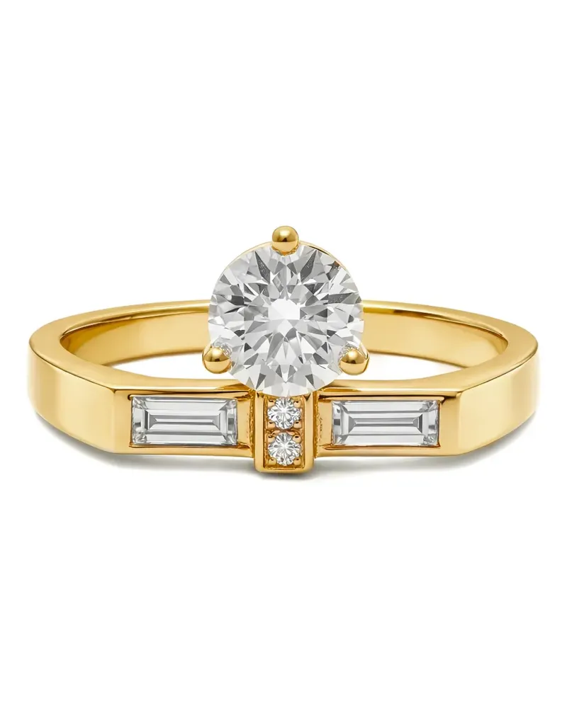 Loyal.e Paris Solitaire Uraeus Ring mit Diamanten - Gold Gold