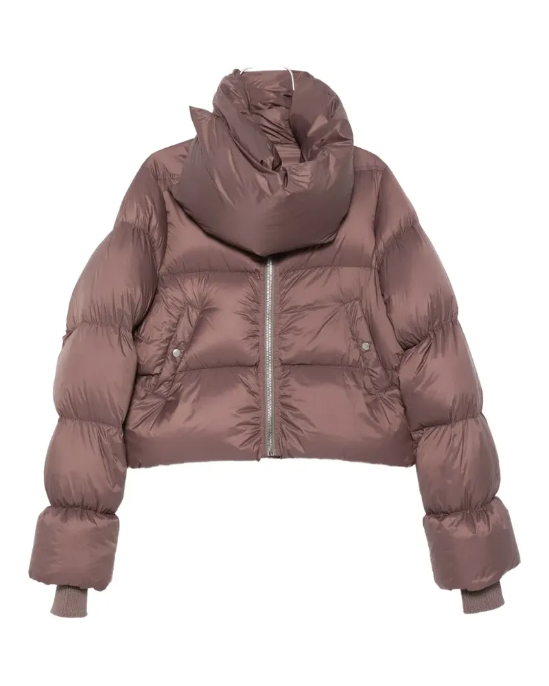 Rick Owens funnel-neck puffer jacket - Violett Violett