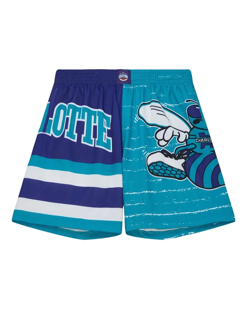Mitchell & Ness Charlotte Hornets Jumbotron 3.0 Shorts - Blau Blau