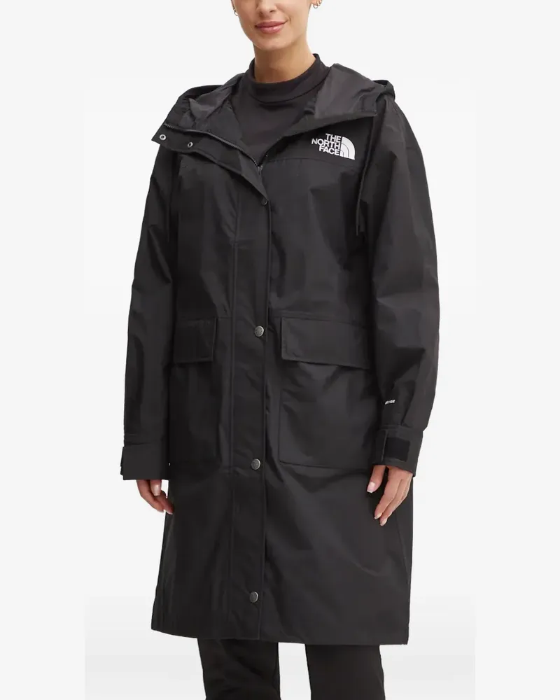 The North Face Kapuzenmantel mit Taschendetail - Schwarz Schwarz