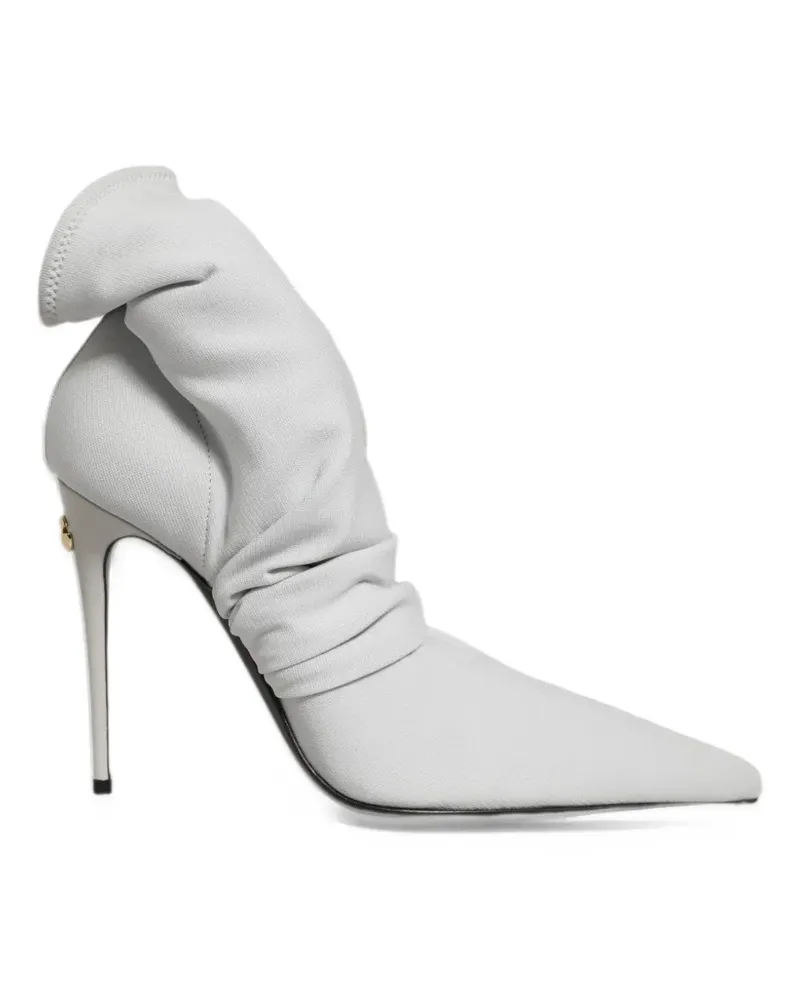 Dolce & Gabbana slouchy pointed-toe ankle boots - Grau Grau