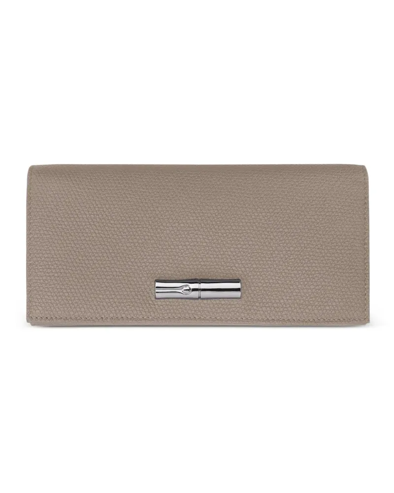 Longchamp Roseau Portemonnaie mit Klappe - Grau Grau