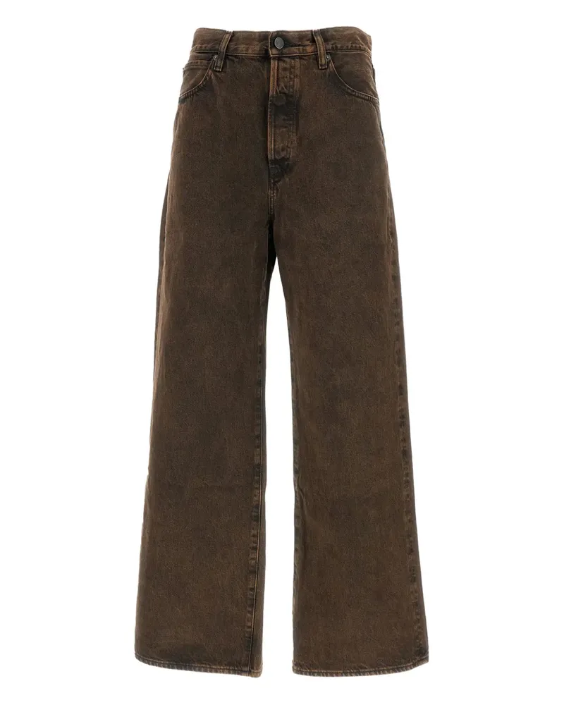 Frame Denim Weite Jeans im Five-Pocket-Design - Braun Braun