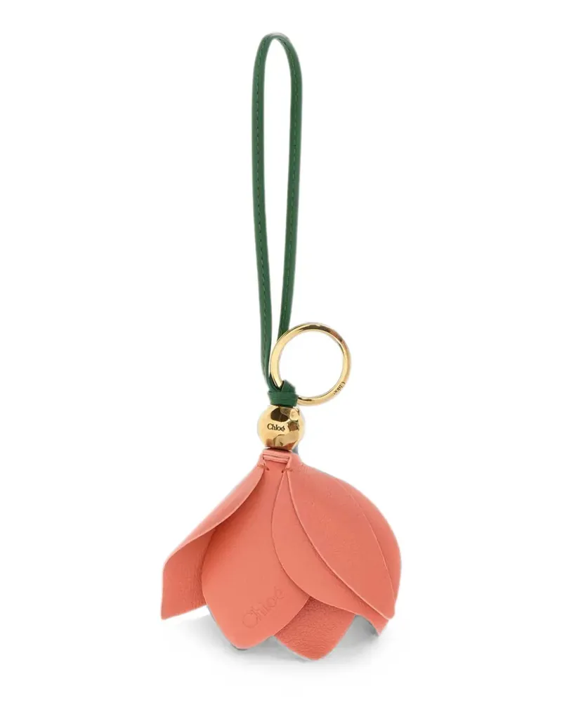 Chloé Symbols Tulip Taschenanhänger - Orange Orange
