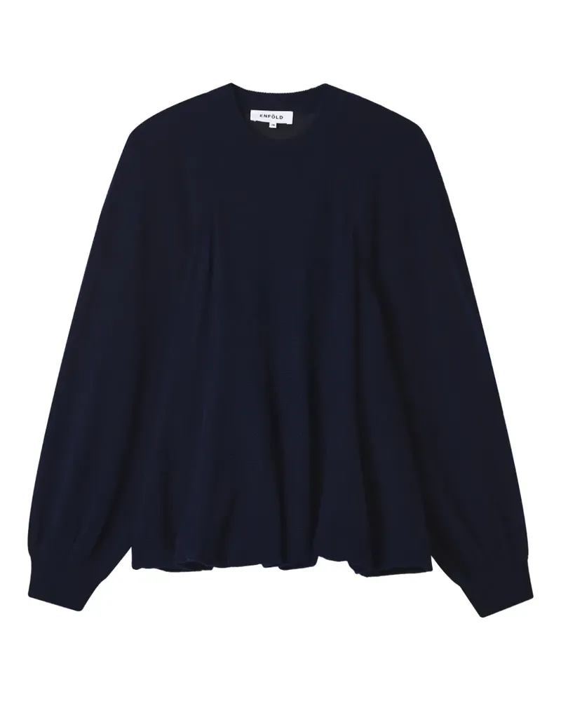 ENFÖLD balloon sleeve sweater - Blau Blau