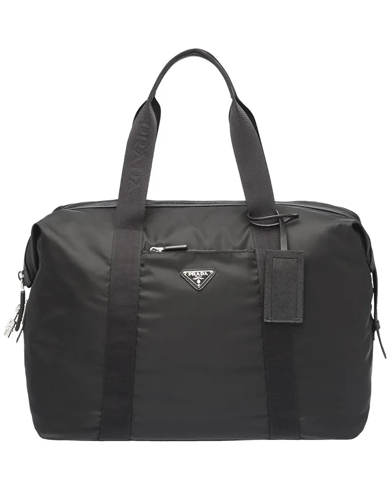 Prada Re-Nylon Reisetasche - Schwarz Schwarz