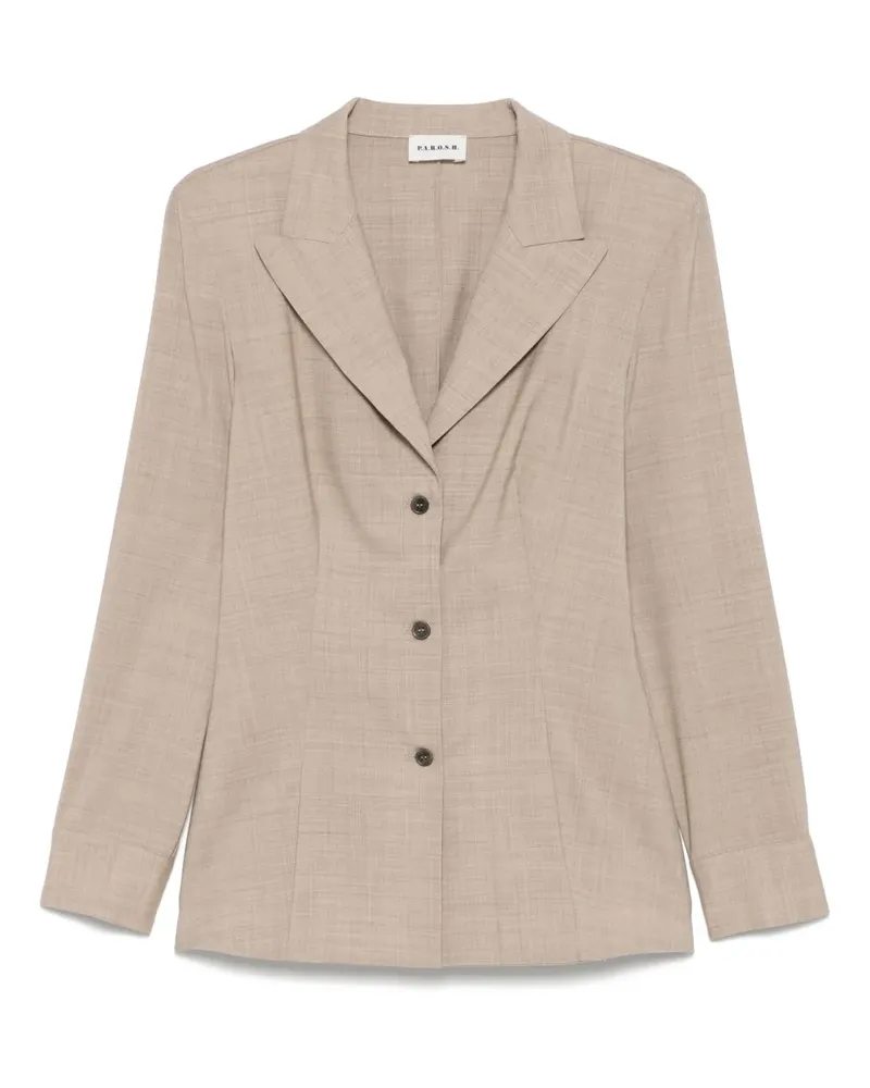 P.A.R.O.S.H. P.A.R.O H. Lille Blazer - Nude Nude