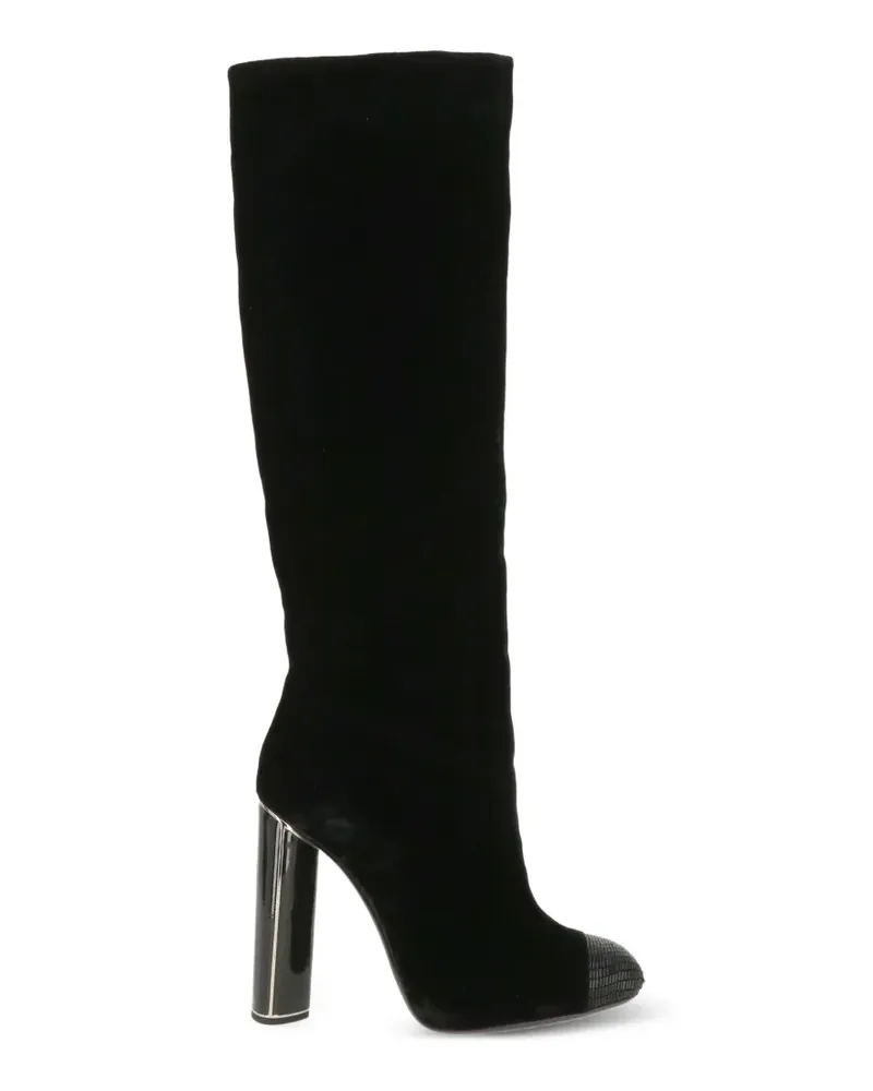 Tom Ford textured-cap knee-high boots - Schwarz Schwarz