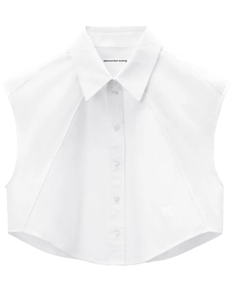 Alexander Wang Ärmelloses Hemd - Weiß Weiß
