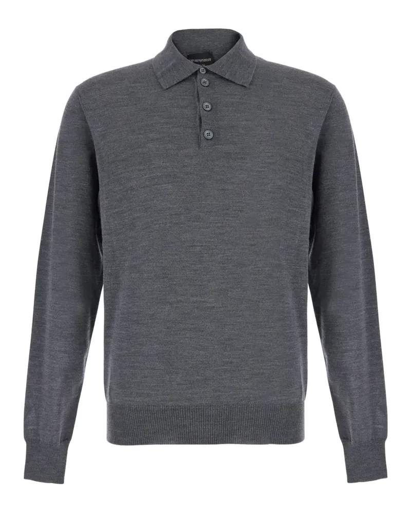 Emporio Armani Klassisches Poloshirt - Grau Grau