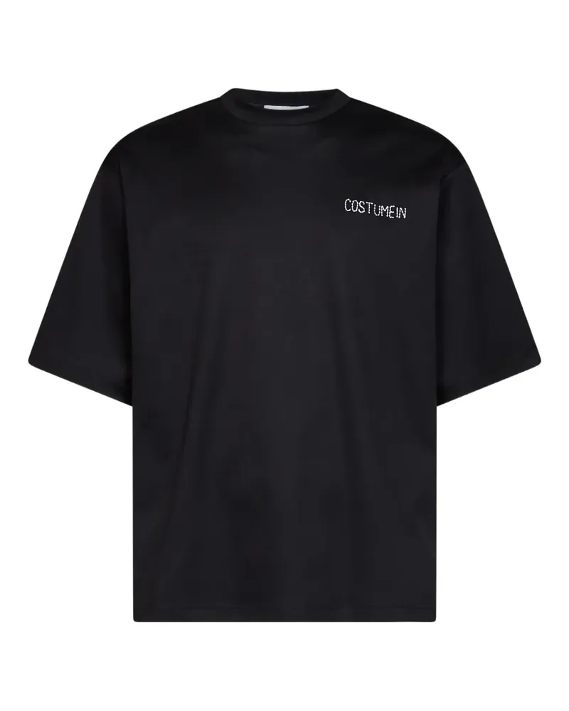 Costumein T-Shirt mit Logo-Stickerei - Schwarz Schwarz