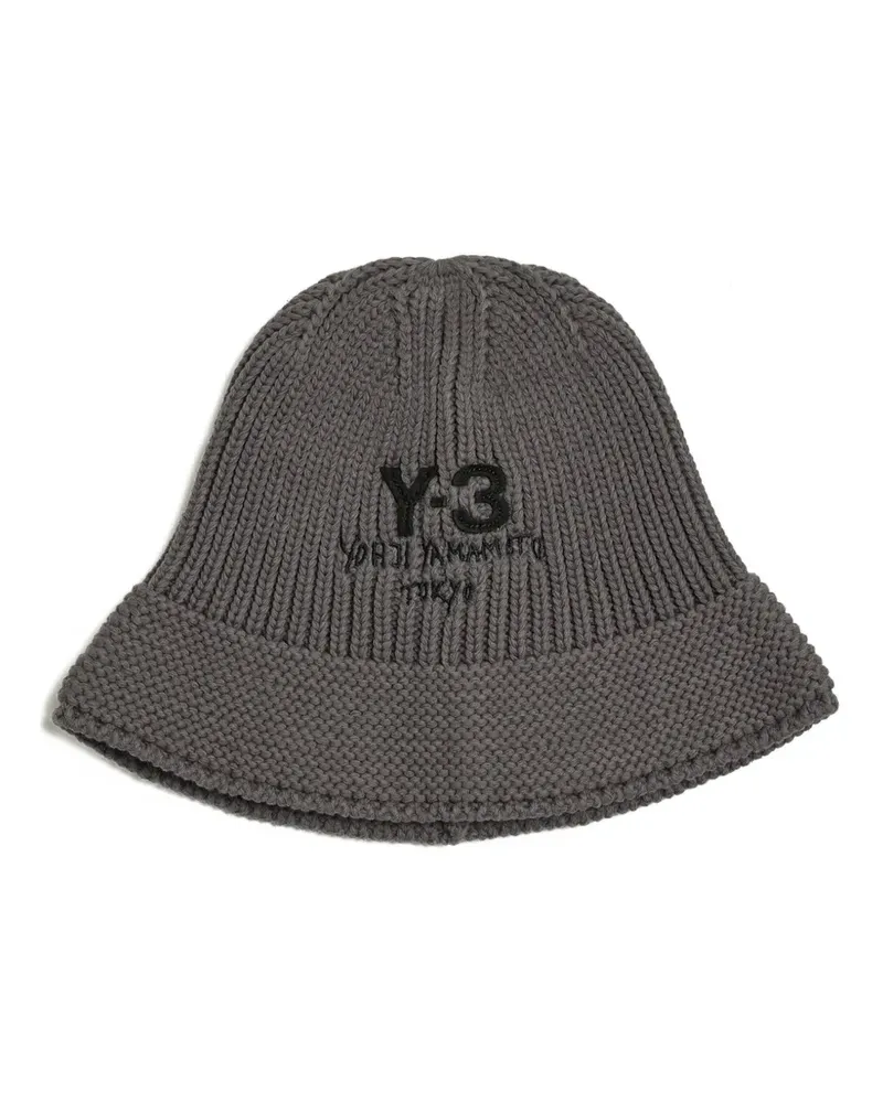 Y-3 Gestrickter Fischerhut - Grau Grau
