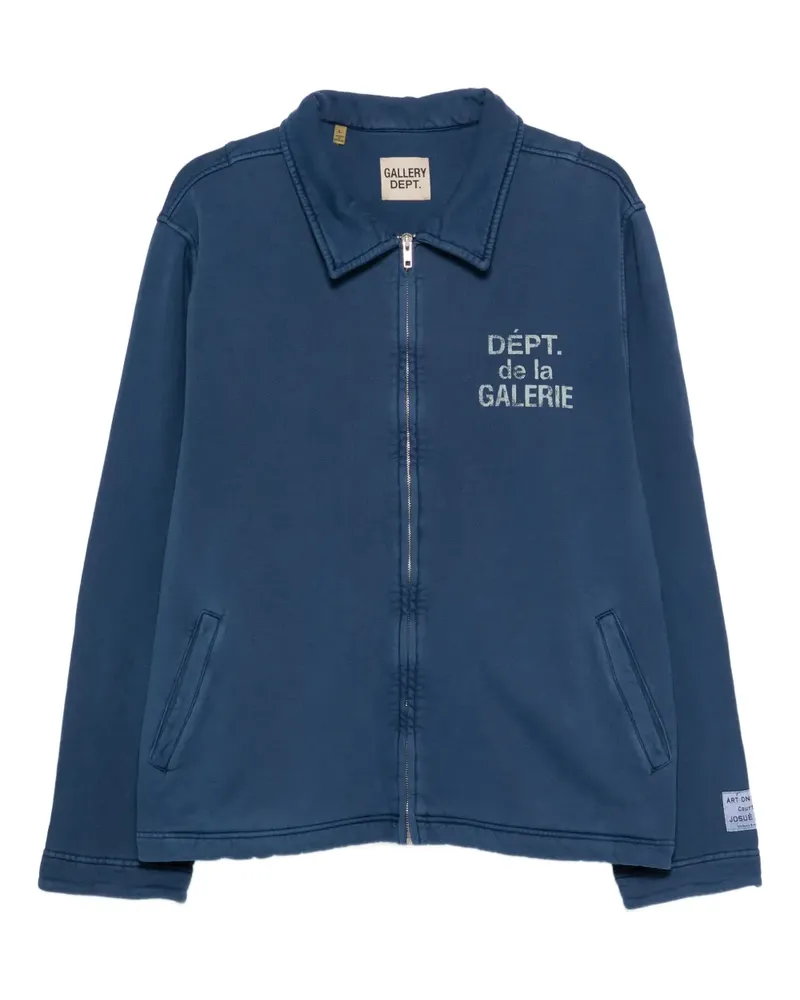 GALLERY DEPT. zip-up jacket - Blau Blau