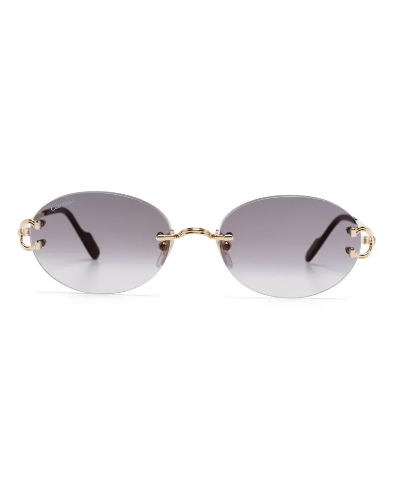 Cartier Rahmenlose Sonnenbrille - Gold Gold