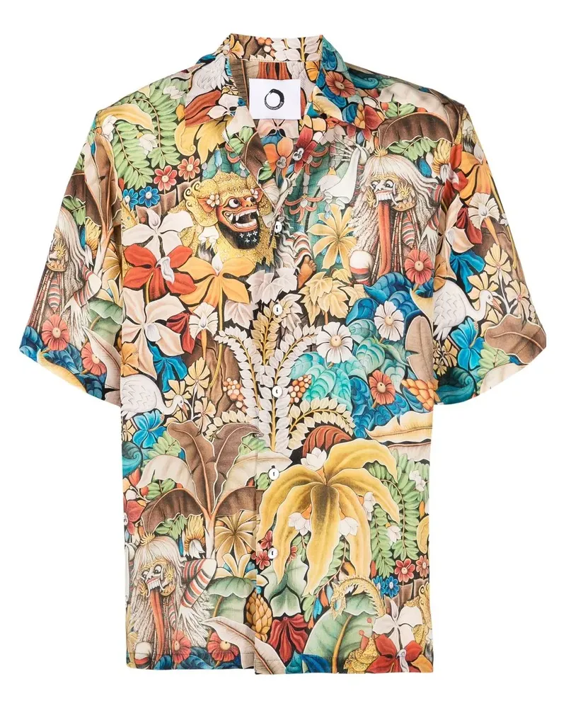 ENDLESS JOY Hemd mit grafischem Print - Nude Nude