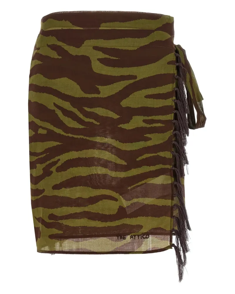 ATTICO Sarong mit Zebra-Print - Braun Braun