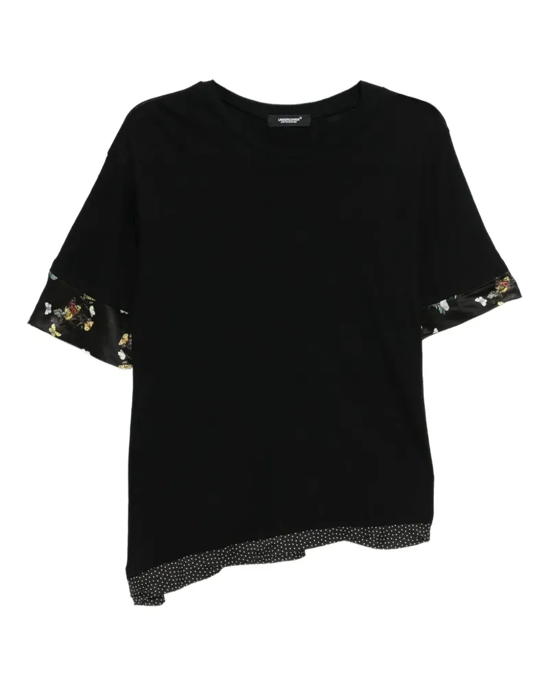 Undercover T-Shirt im Layering-Look - Schwarz Schwarz