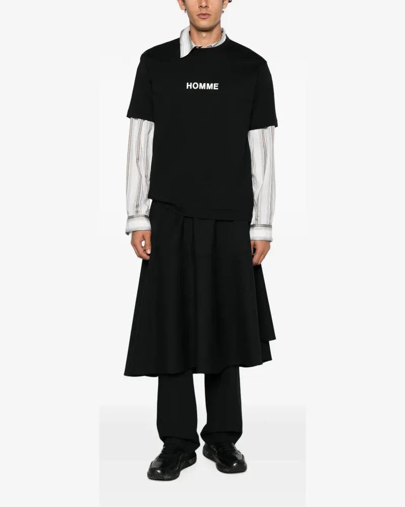 Comme des Garçons logo-print T-shirt - Schwarz Schwarz